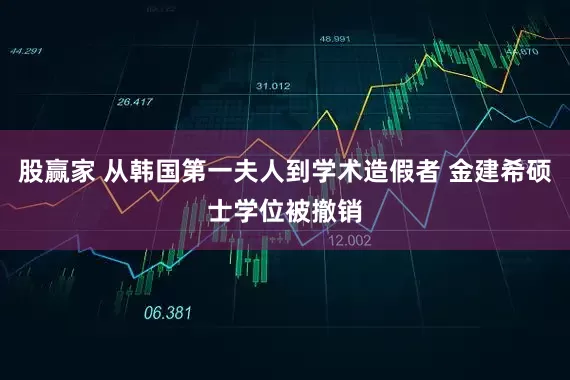 股赢家 从韩国第一夫人到学术造假者 金建希硕士学位被撤销