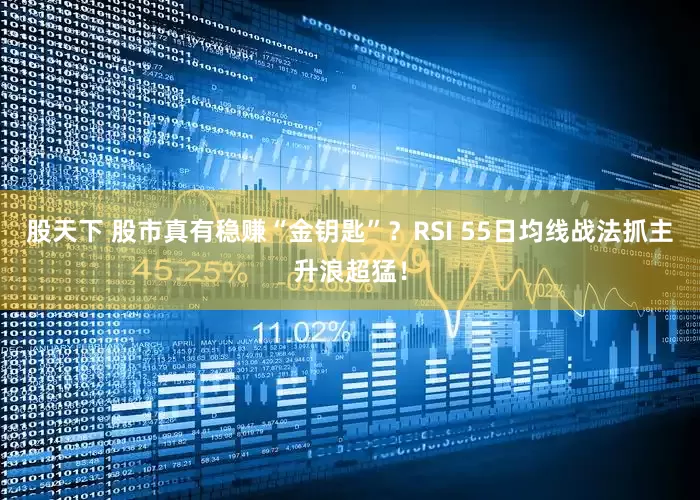 股天下 股市真有稳赚“金钥匙”？RSI 55日均线战法抓主升浪超猛！